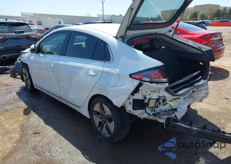2020 Hyundai Ioniq Hybrid Limited из США, поврежденный, VIN KMHC05LC5LU212353